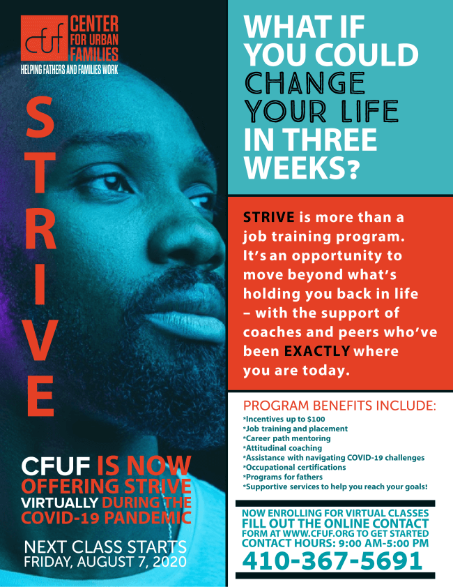 STRIVE Virtual Flier - August 2020